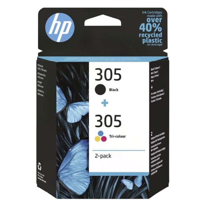 HP 305 Bläckpatroner 2-pack