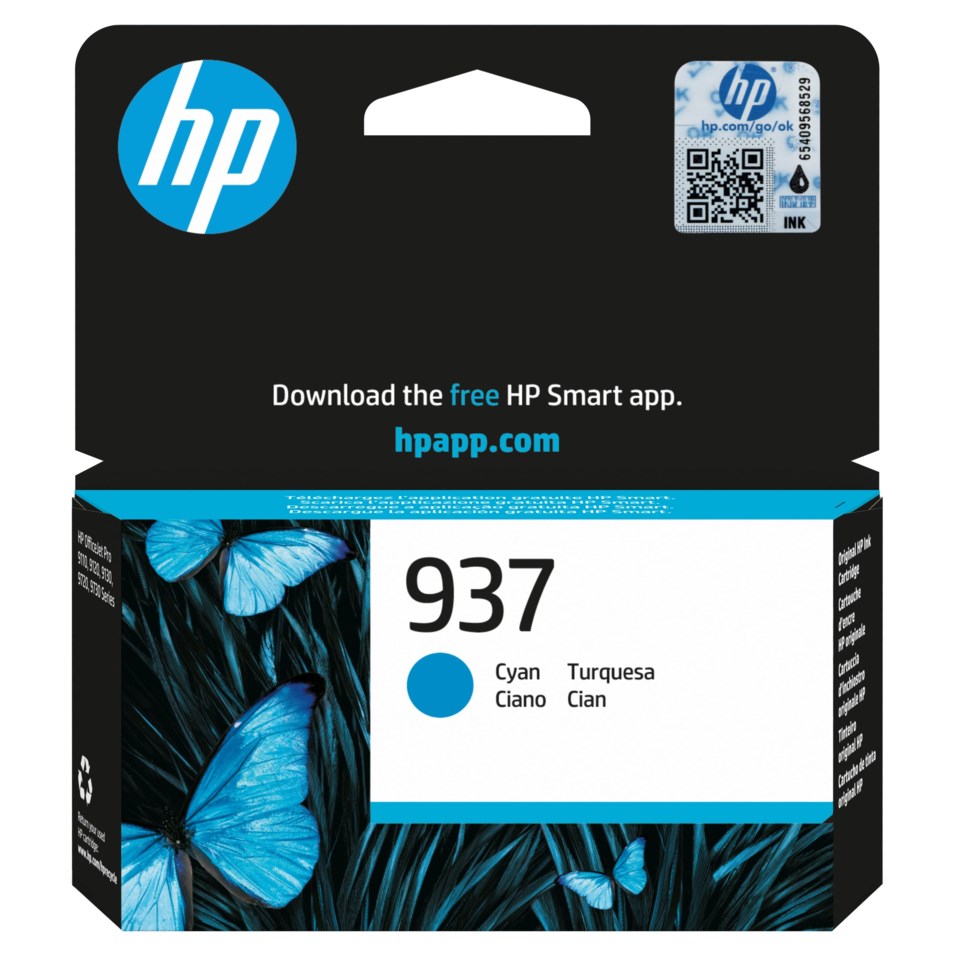 HP 924 Blekkpatron - Cyan
