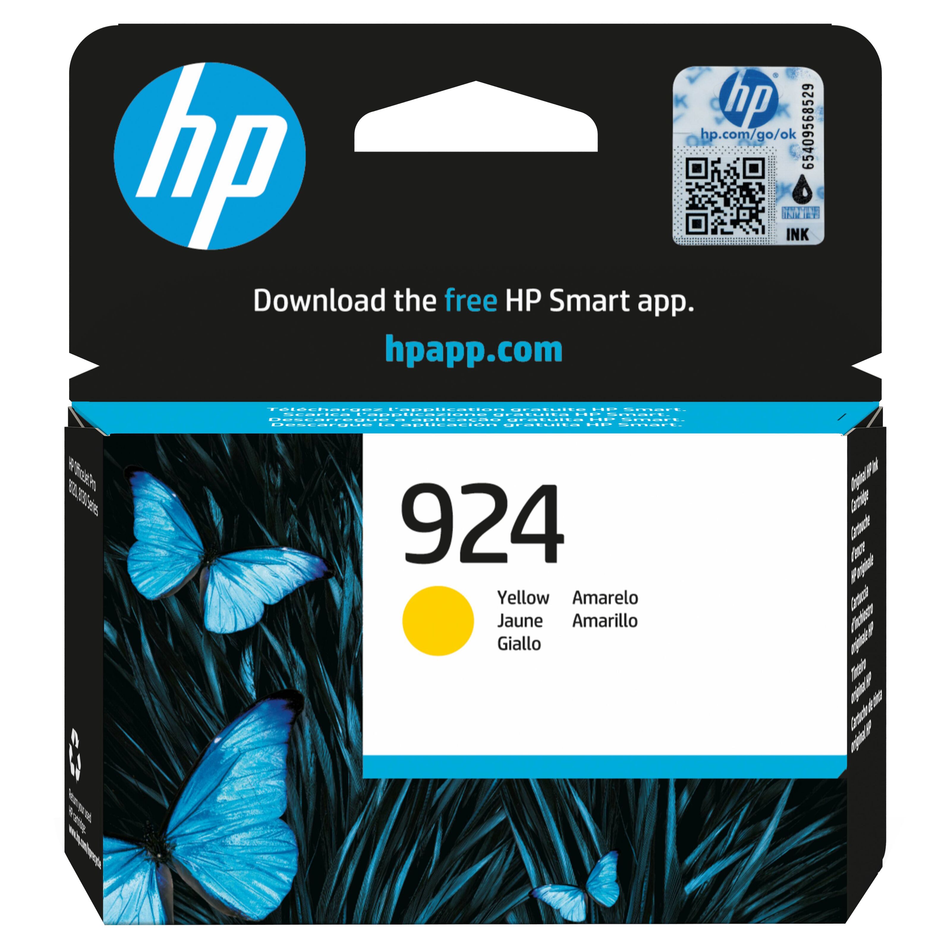 HP 924 Bläckpatron Gul