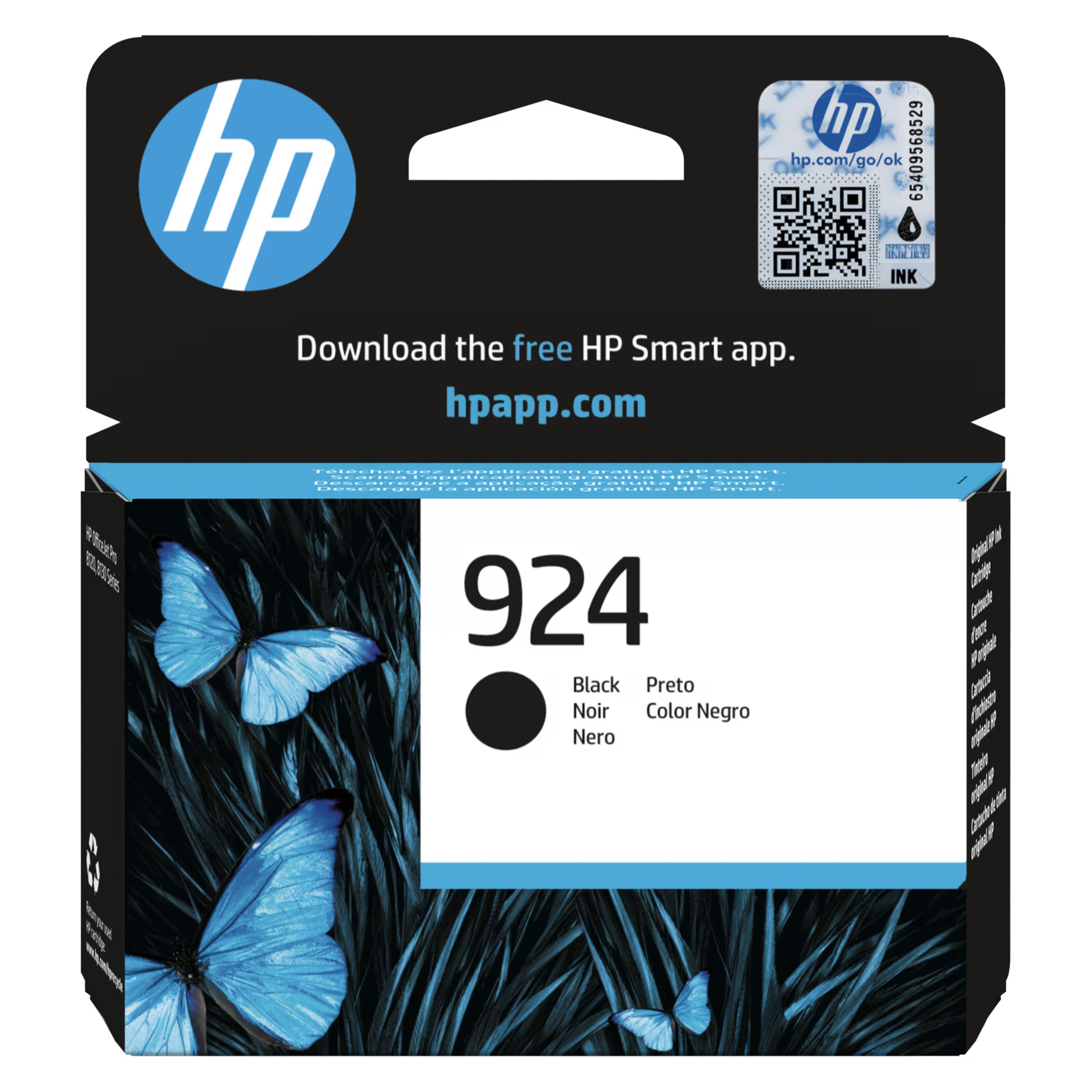 HP 924 Bläckpatron Svart