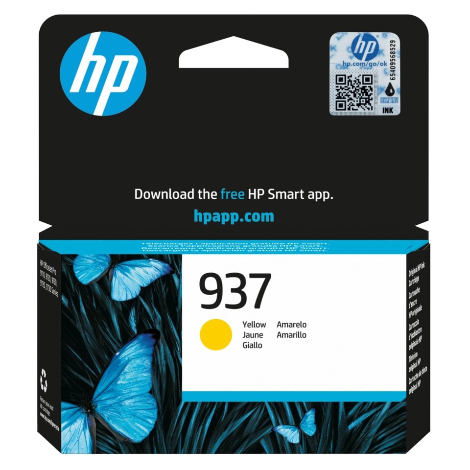 HP 937 Bläckpatron Gul