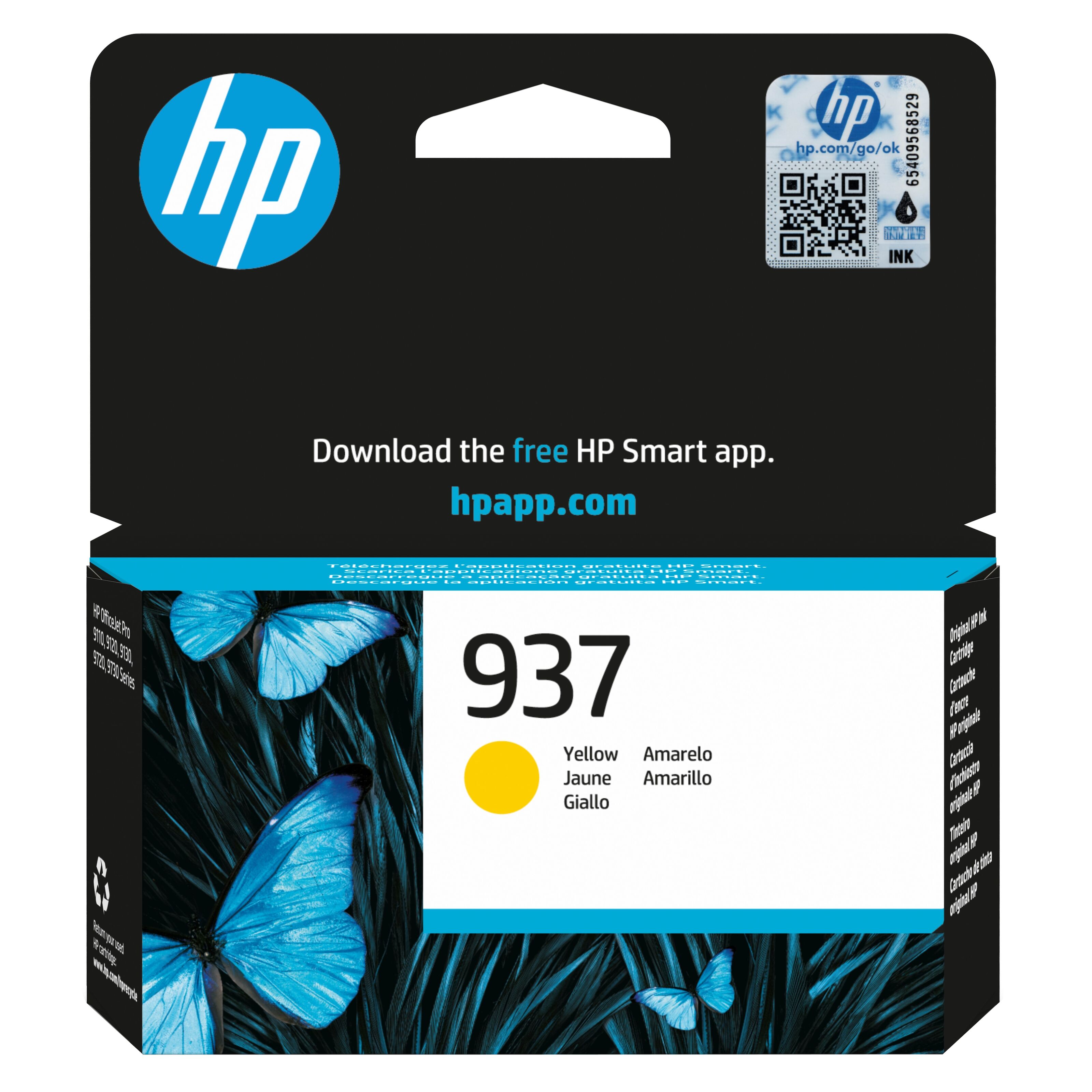 HP 937 Blekkpatron - Gul