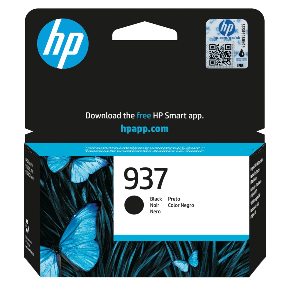 HP 937 Blekkpatron - Svart