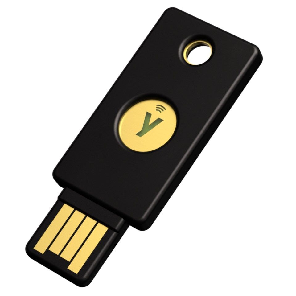 Yubico YubiKey NFC Sikkerhetsnøkkel med USB-A