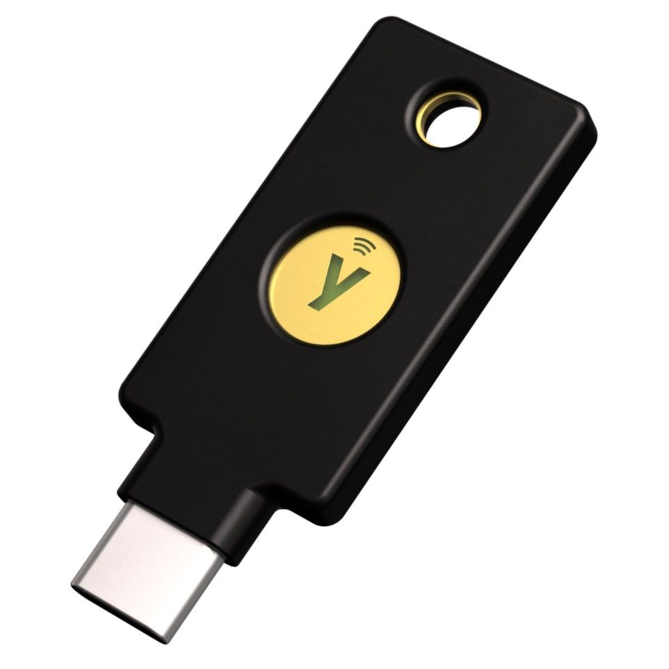Yubico YubiKey NFC Sikkerhetsnøkkel med USB-C