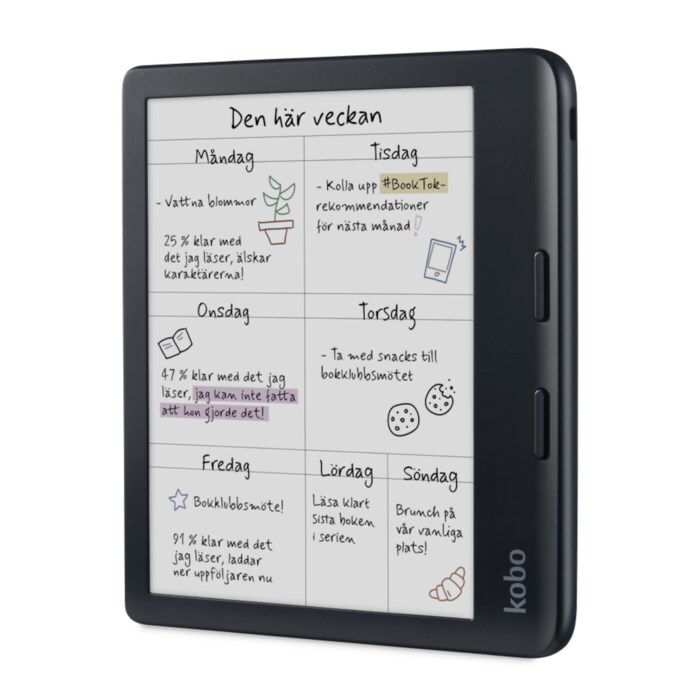 Kobo Libra Colour läsplatta 7" Svart