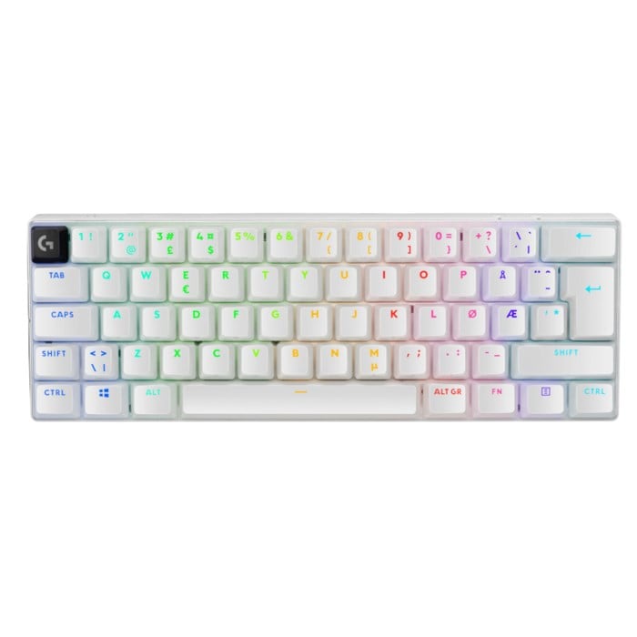 Logitech G PRO X 60 Lightspeed Trådlöst gaming-tangentbord Tactile White