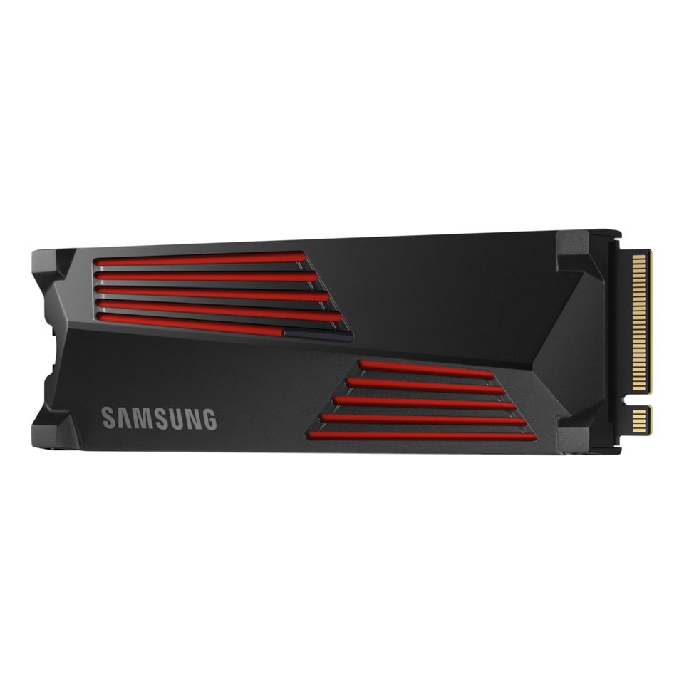 Samsung 990 PRO PCle 4.0 NVMe M.2 SSD med kylfläns 2 TB