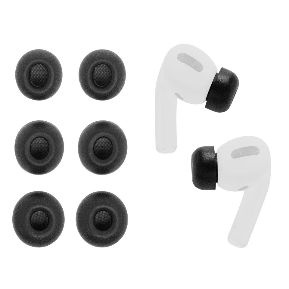 Luxorparts Memory Foam for Airpods Pro (Gen 1, 2 og 3, 2019/2022/2023)