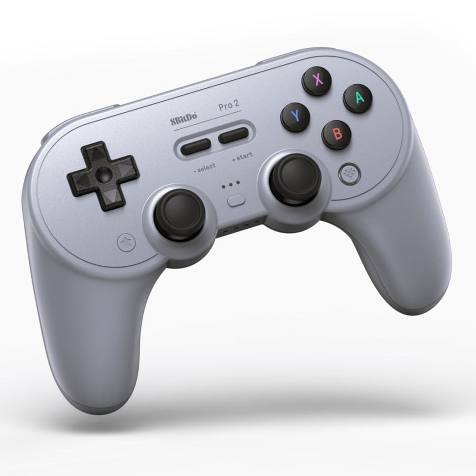 8Bitdo Pro 2 Bluetooth Hall Edition Håndkontroller Grå