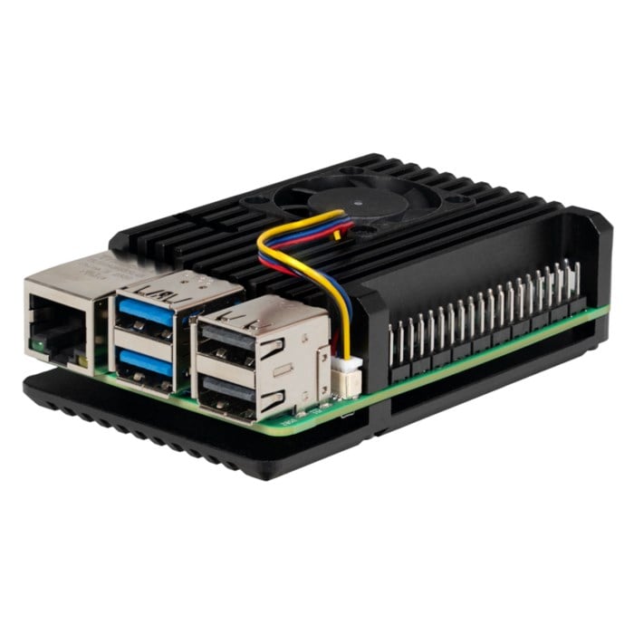 Joy-it Robust aluminiumskabinett for Raspberry Pi 5