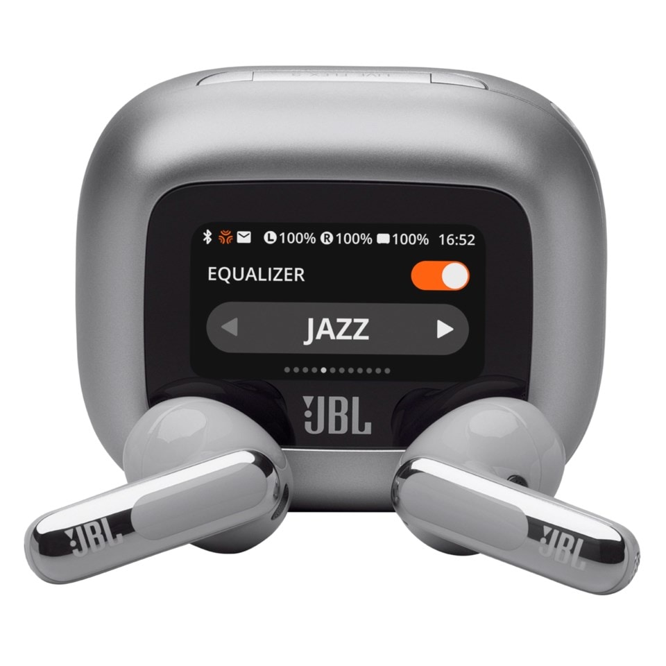 JBL Live Flex 3 Trådlösa hörlurar Silverfärgad