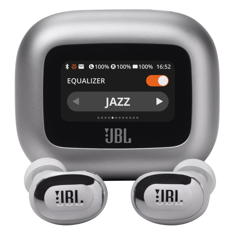 JBL Live Buds 3 Trådlösa hörlurar Silverfärgad