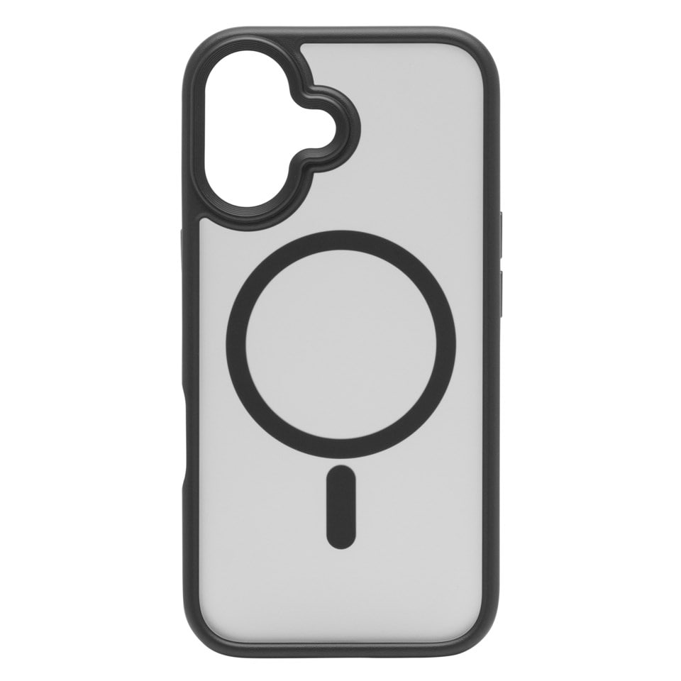Linocell Hard Case Mobildeksel for iPhone 16 Svart