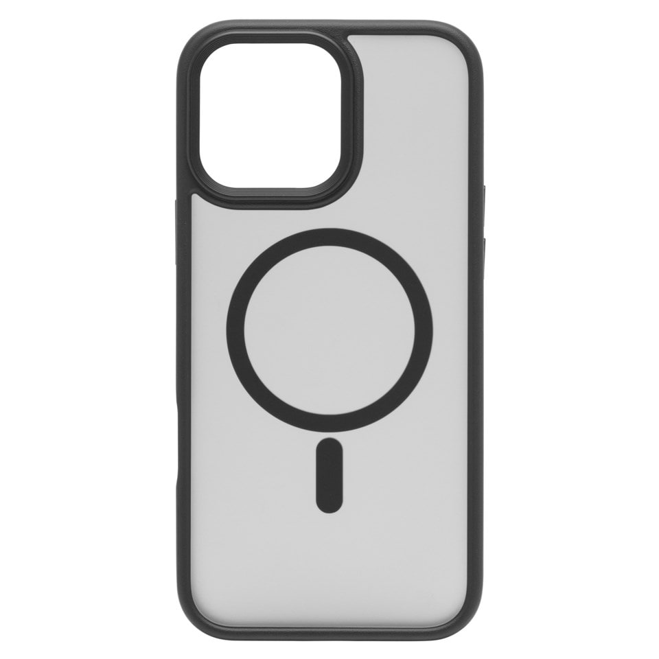 Linocell Hard Case Mobildeksel for iPhone 16 Pro Max Svart