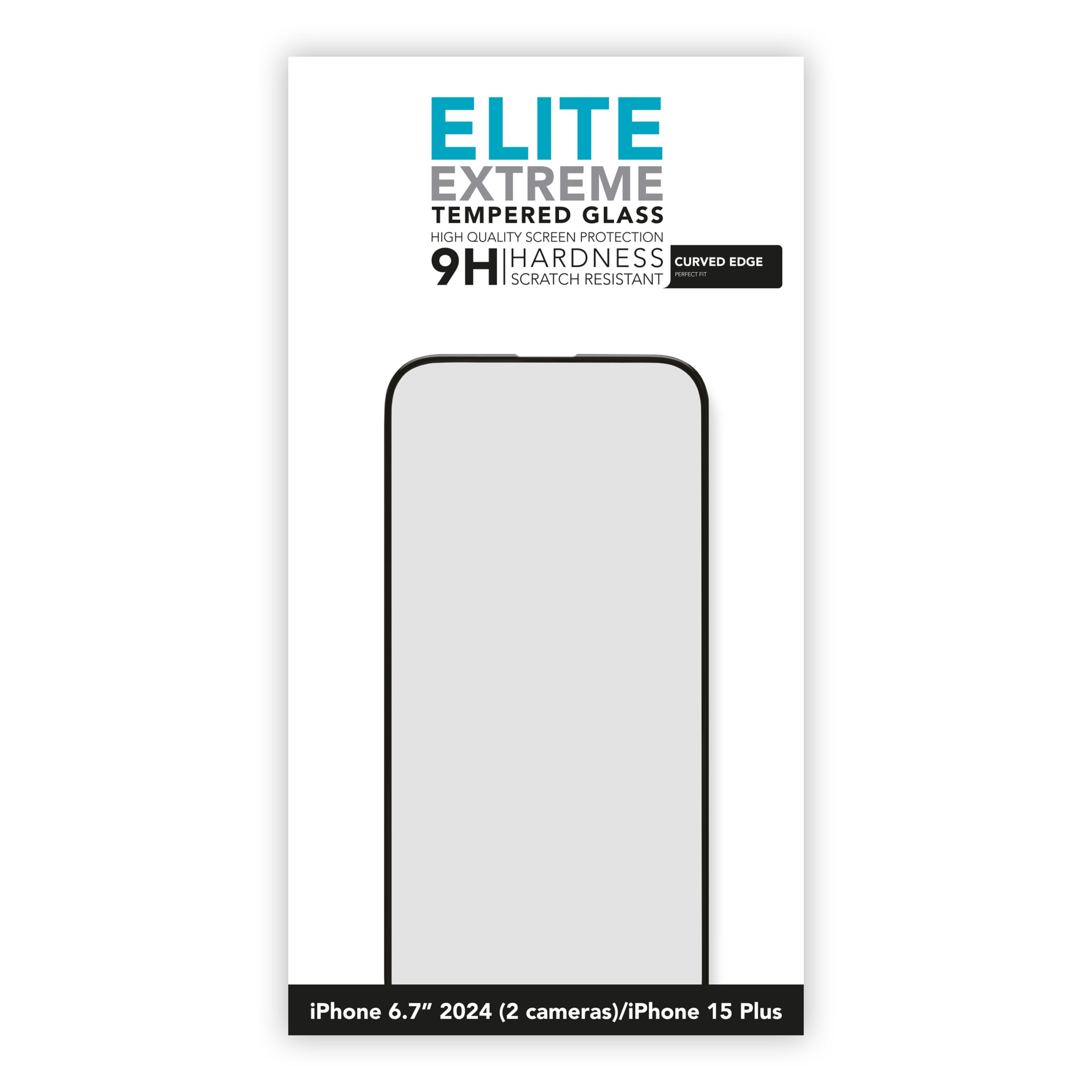 Linocell Elite Extreme Curved Skjermbeskytter for iPhone 16 Plus