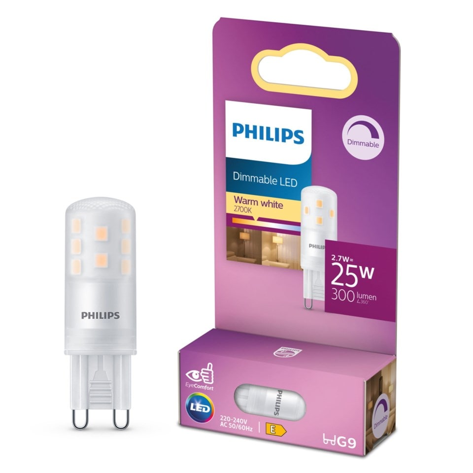Philips LED-lampe G9 300 lm