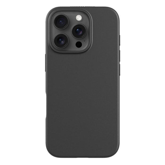 agood company Plantebasert mobildeksel til iPhone 16 Pro - Svart