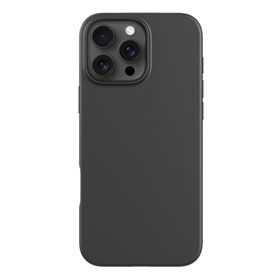 agood company Plantebasert mobildeksel til iPhone 16 Pro Max - Svart