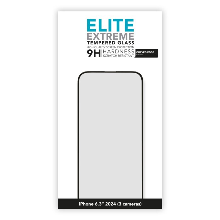 Linocell Elite Extreme Curved Skärmskydd för iPhone 16 Pro