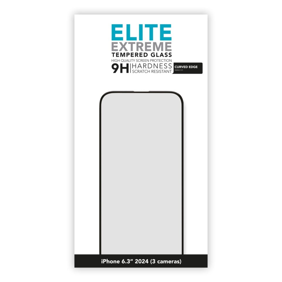 Linocell Elite Extreme Curved Skärmskydd för iPhone 16 Pro