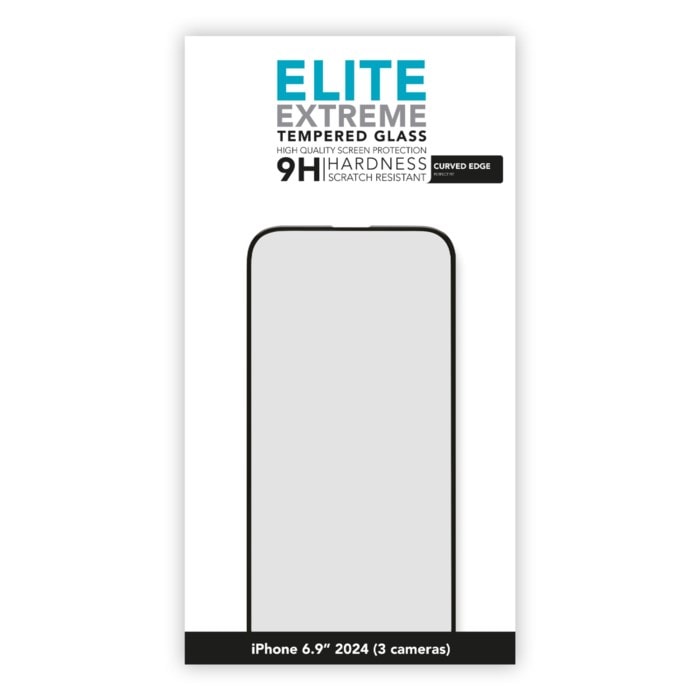 Linocell Elite Extreme Curved Skärmskydd för iPhone 16 Pro Max