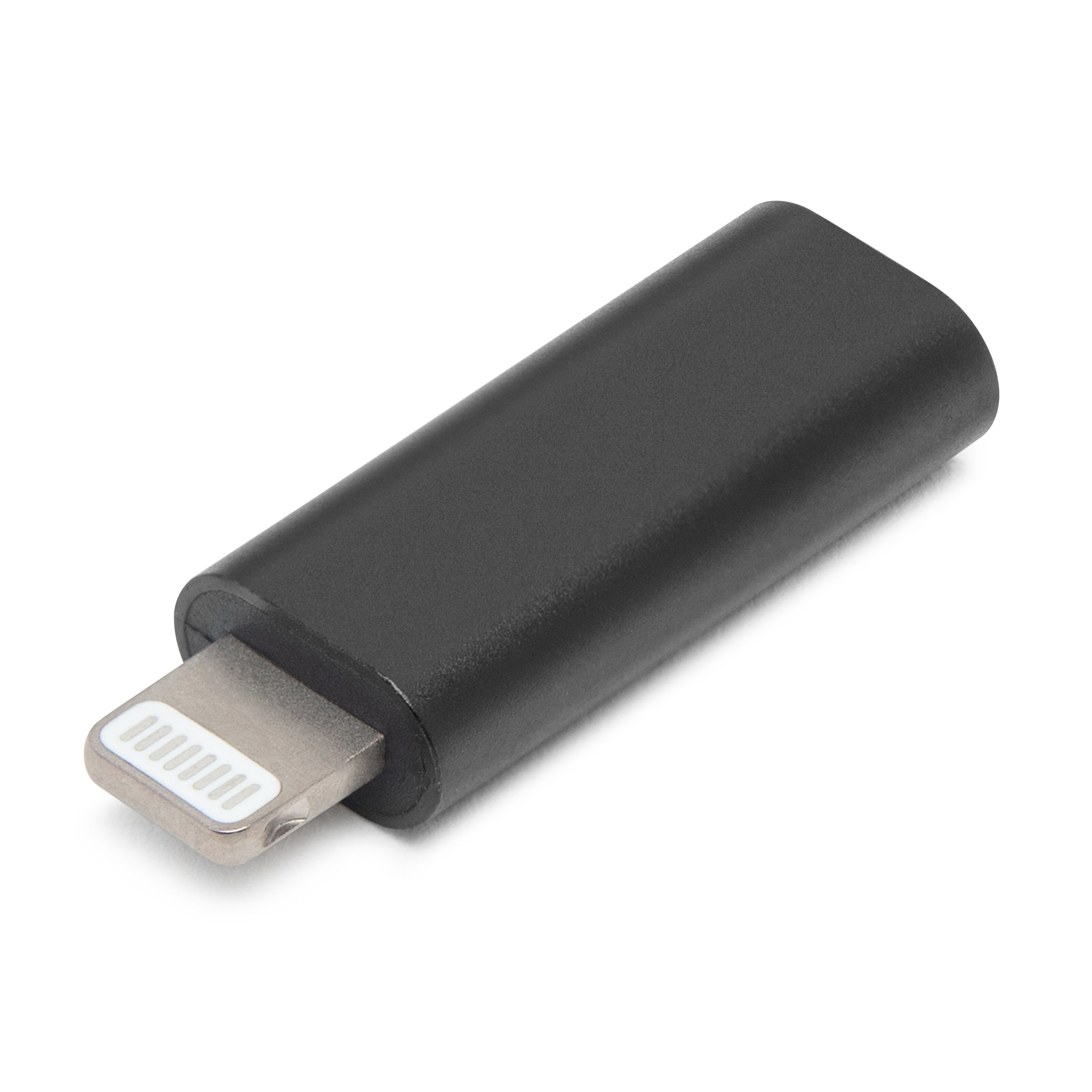 Linocell USB-C til Lightning-adapter Svart