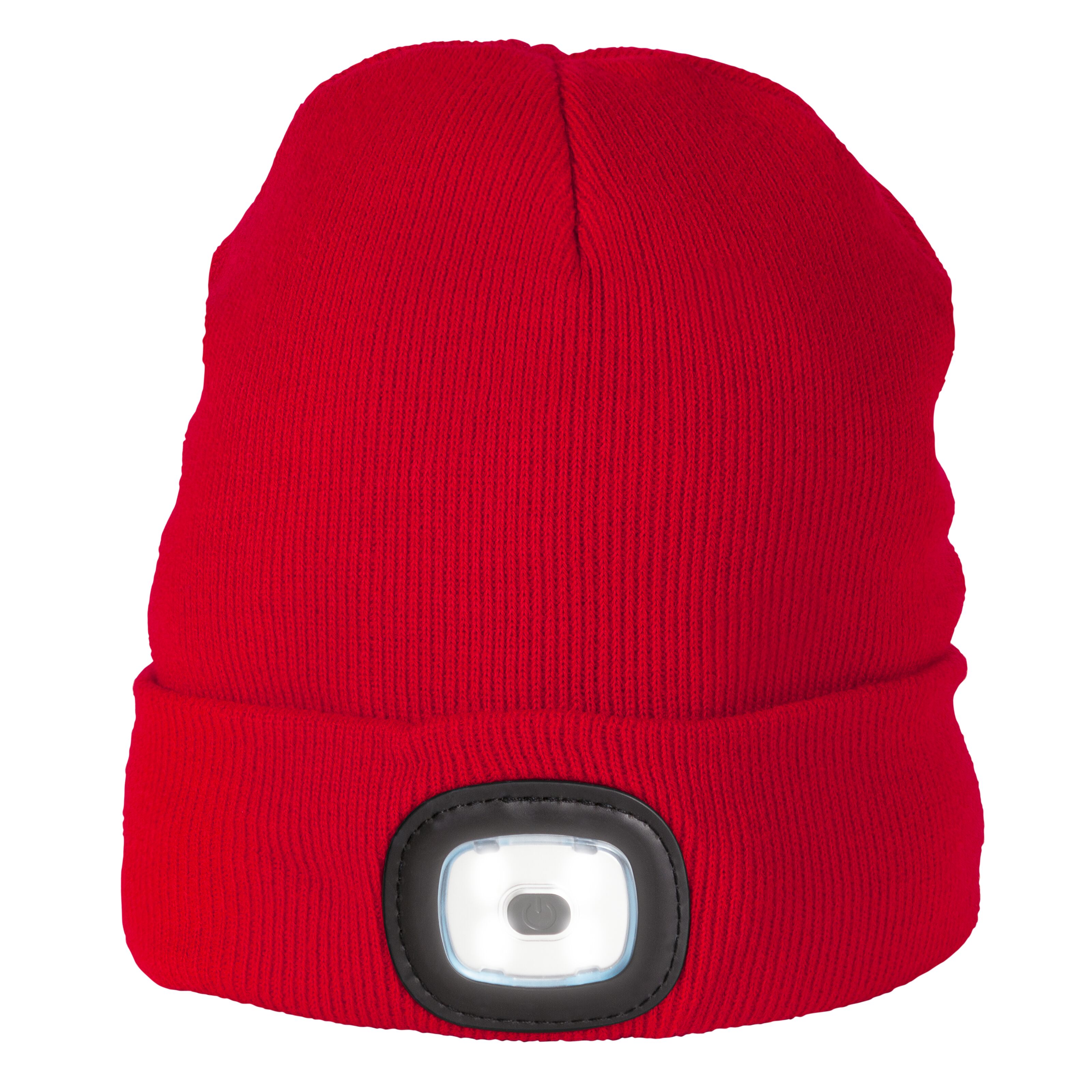 Ledsavers Lue med LED-lykt Rød