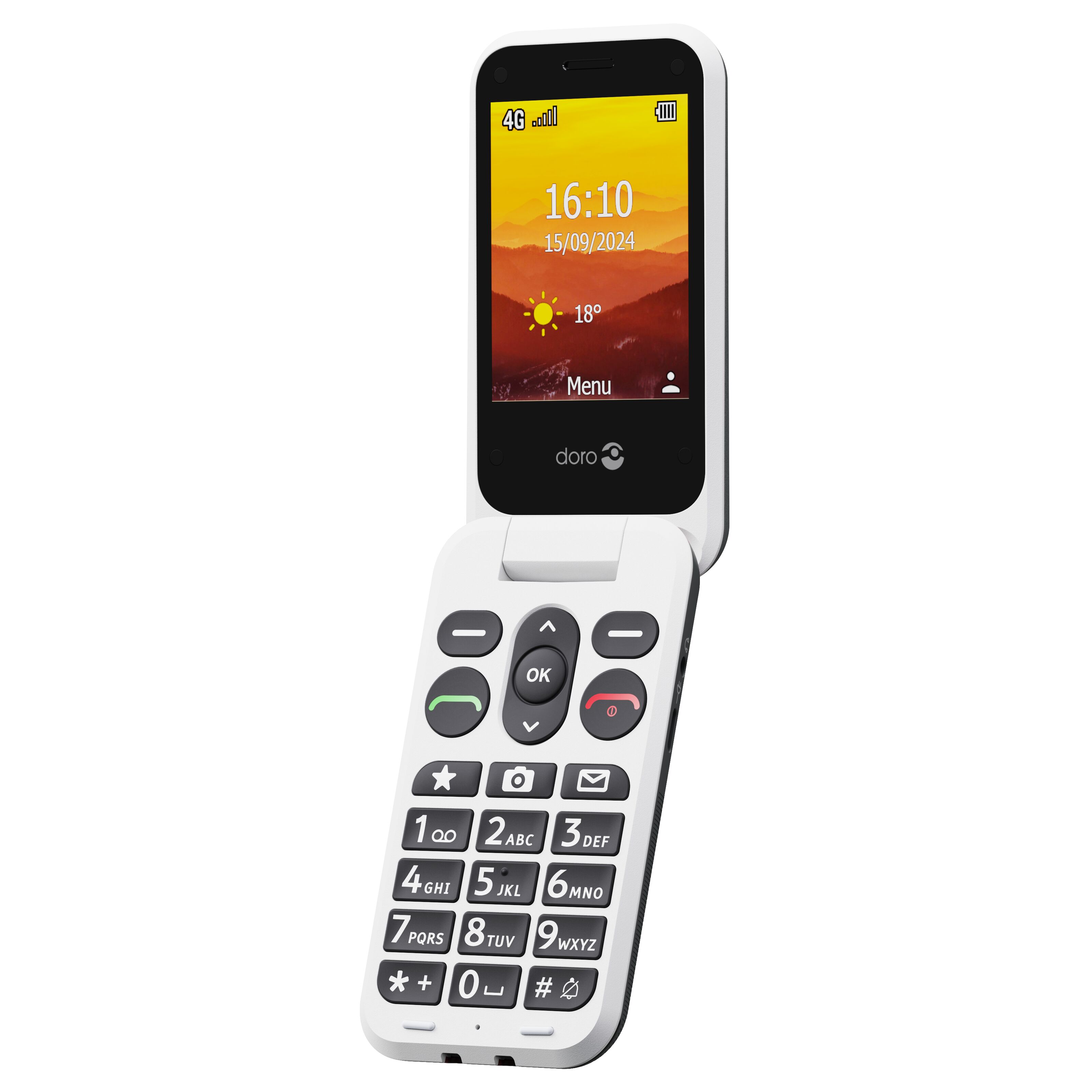 Doro Leva L31 mobiltelefon 4G - Doro mobiltelefoner | Kjell & Company