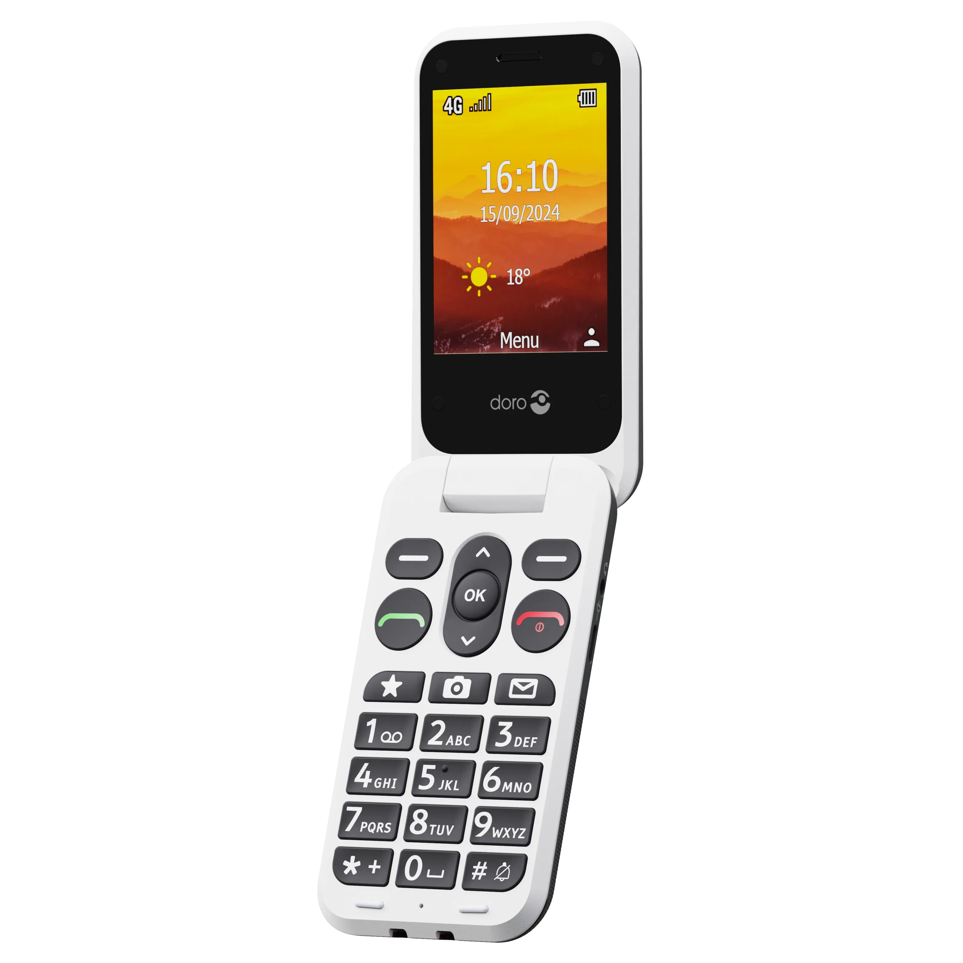 Doro Leva L31 mobiltelefon 4G Svart/vit