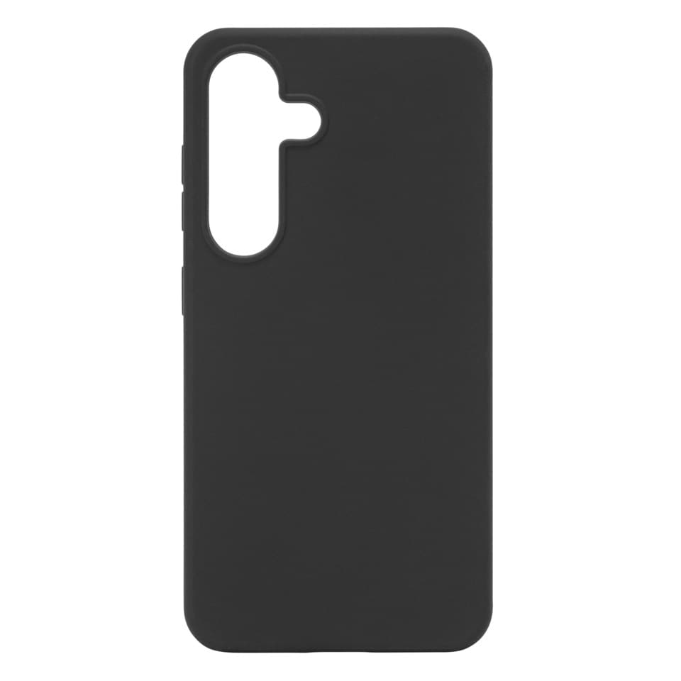 Linocell Rubber Case för Galaxy S25 Svart