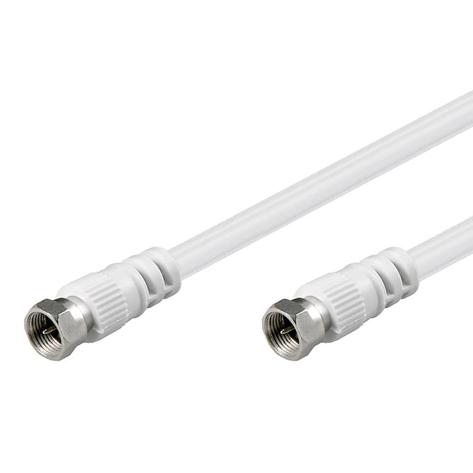 F-kabel - Hvit 5 m