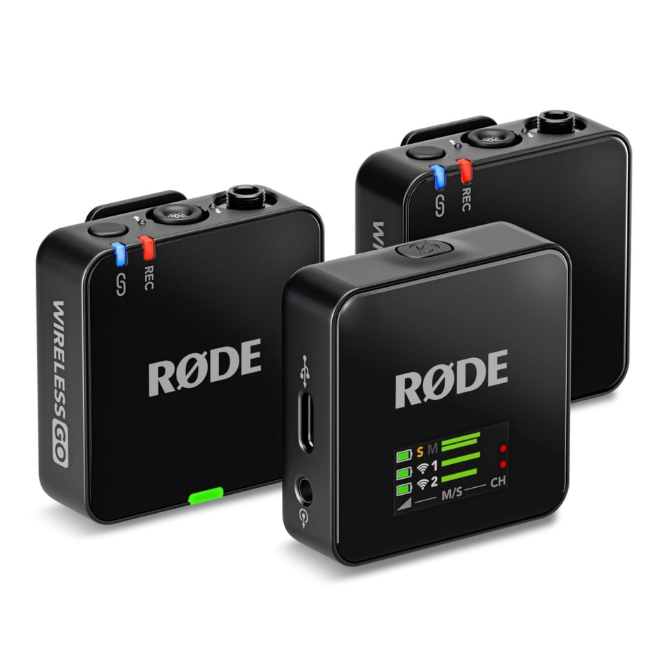Rode Wireless GO Gen 3 Trådlöst mikrofonsystem