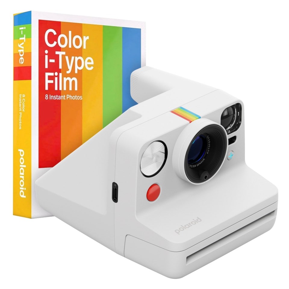 Polaroid Now+ Gen 3 White med film