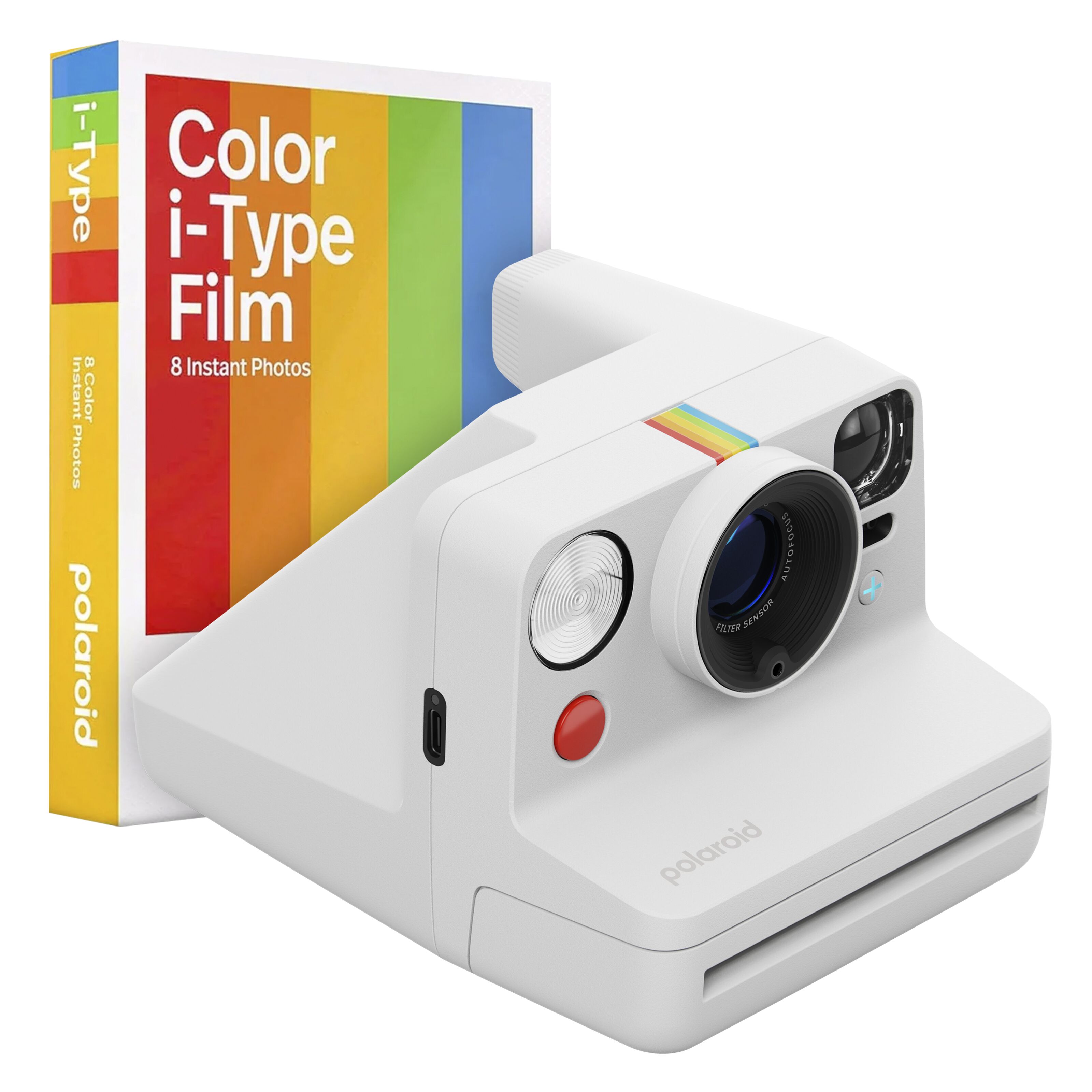 Polaroid Now+ Gen 3 White med film