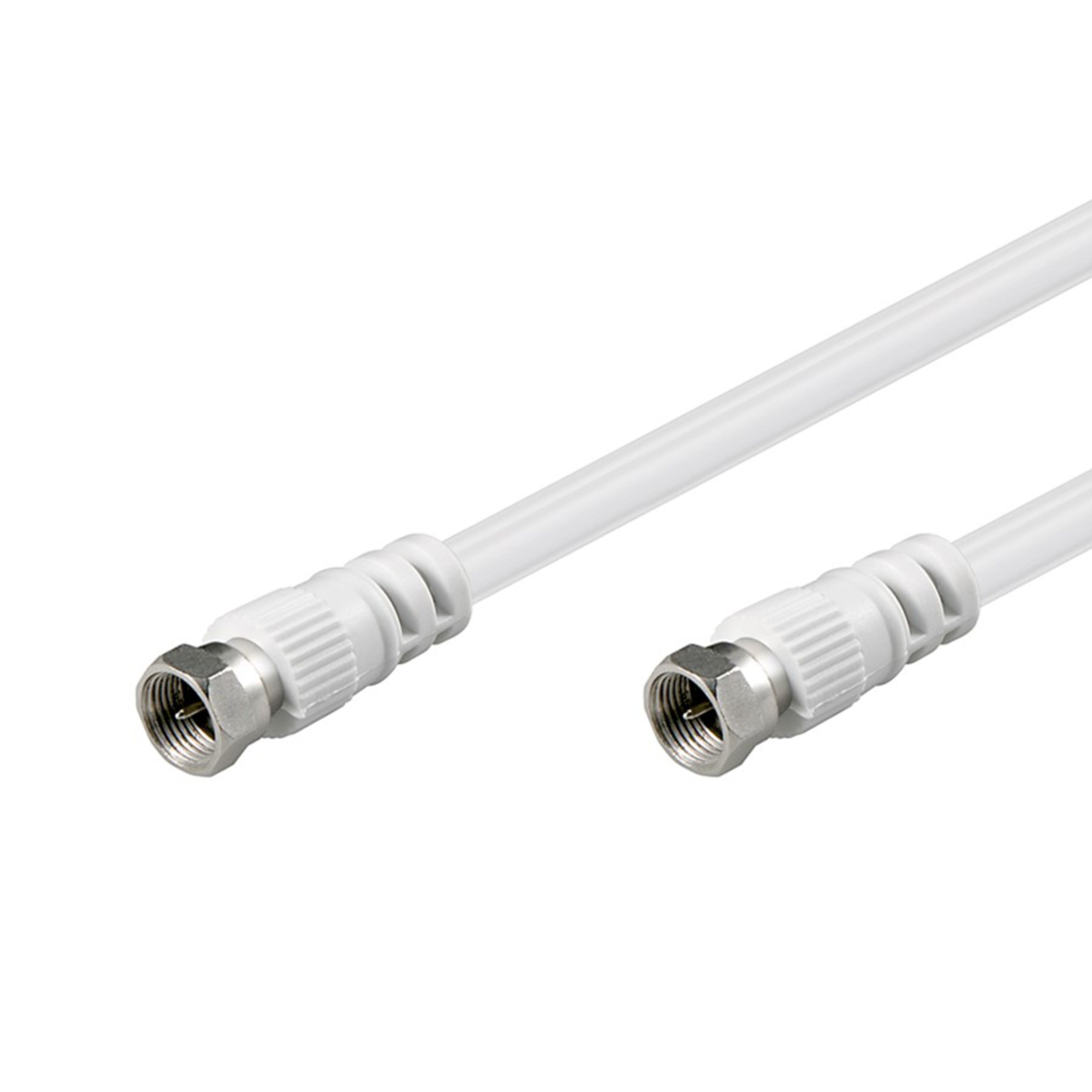 F-kabel - Hvit 15 m