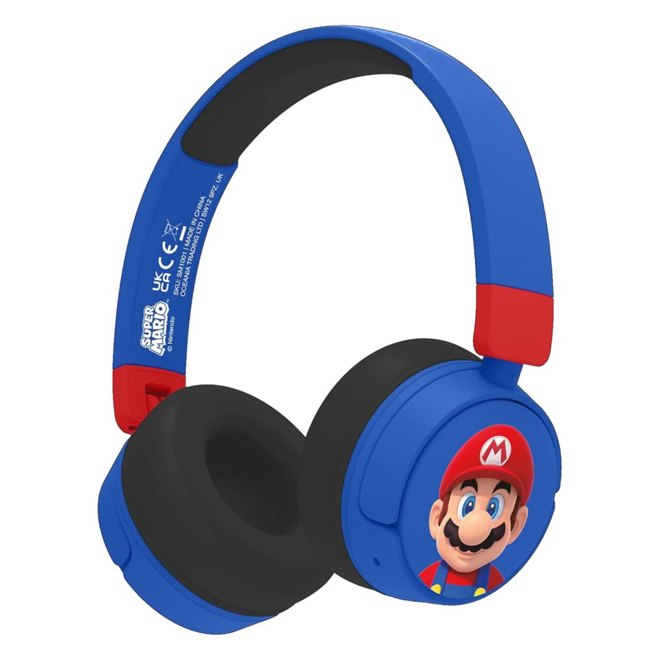 On-Ear-Hörlurar med volymbegränsning Super Mario