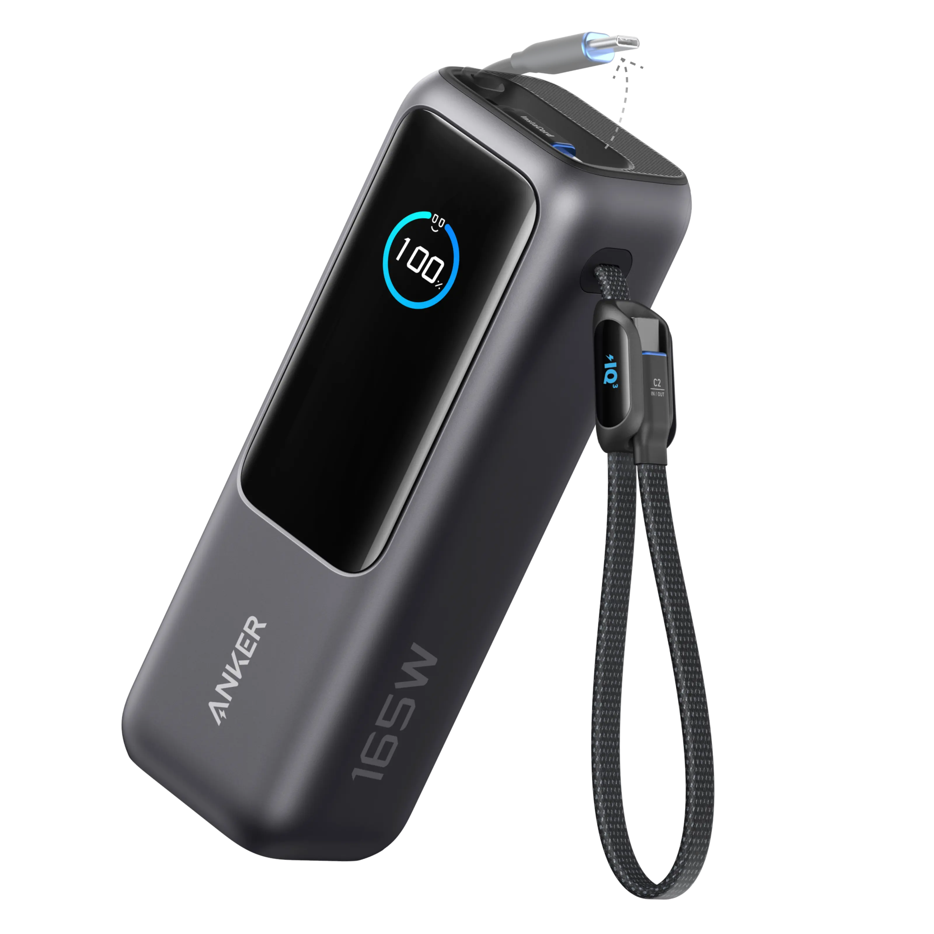 Anker Powerbank 165 W 25000 mAh med kablar