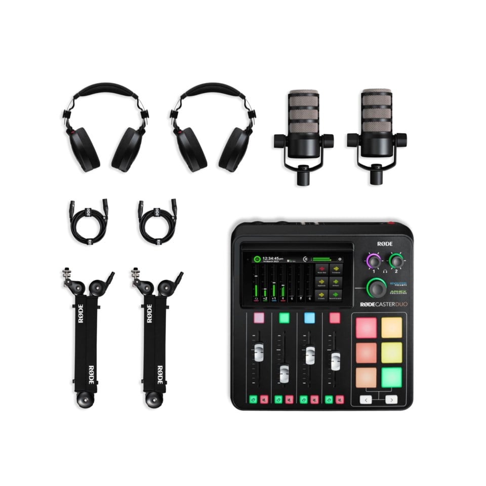 Rode Rodecaster PRO II Podcasting Bundle 2