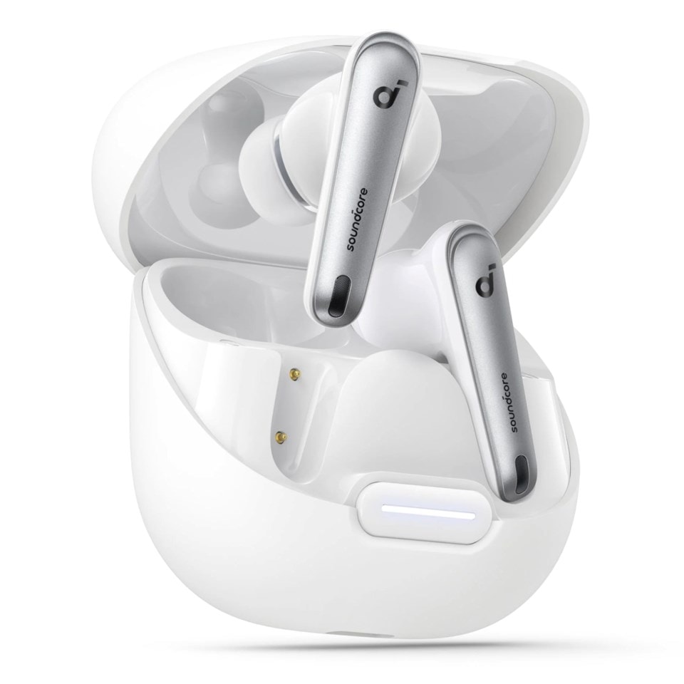 Soundcore Liberty 4 Trådløse hodetelefoner med ANC 2.0 Clear White