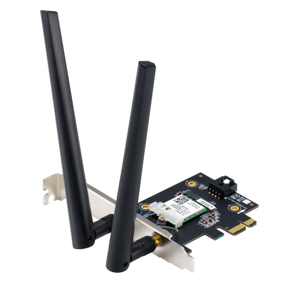 Asus PCE-BE6500 Wifi 7 Tri-Band PCIe Nettverkskort