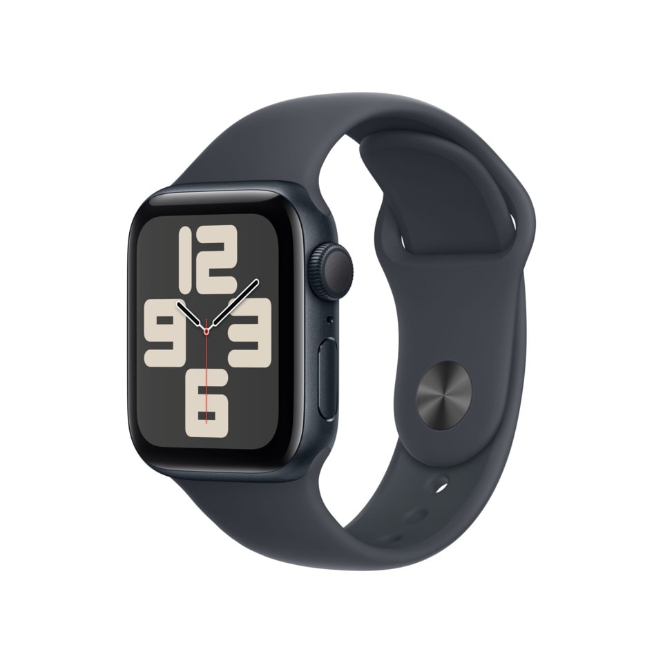 Apple Watch SE GPS 40 mm Midnight Case med Midnight Sport band S/M