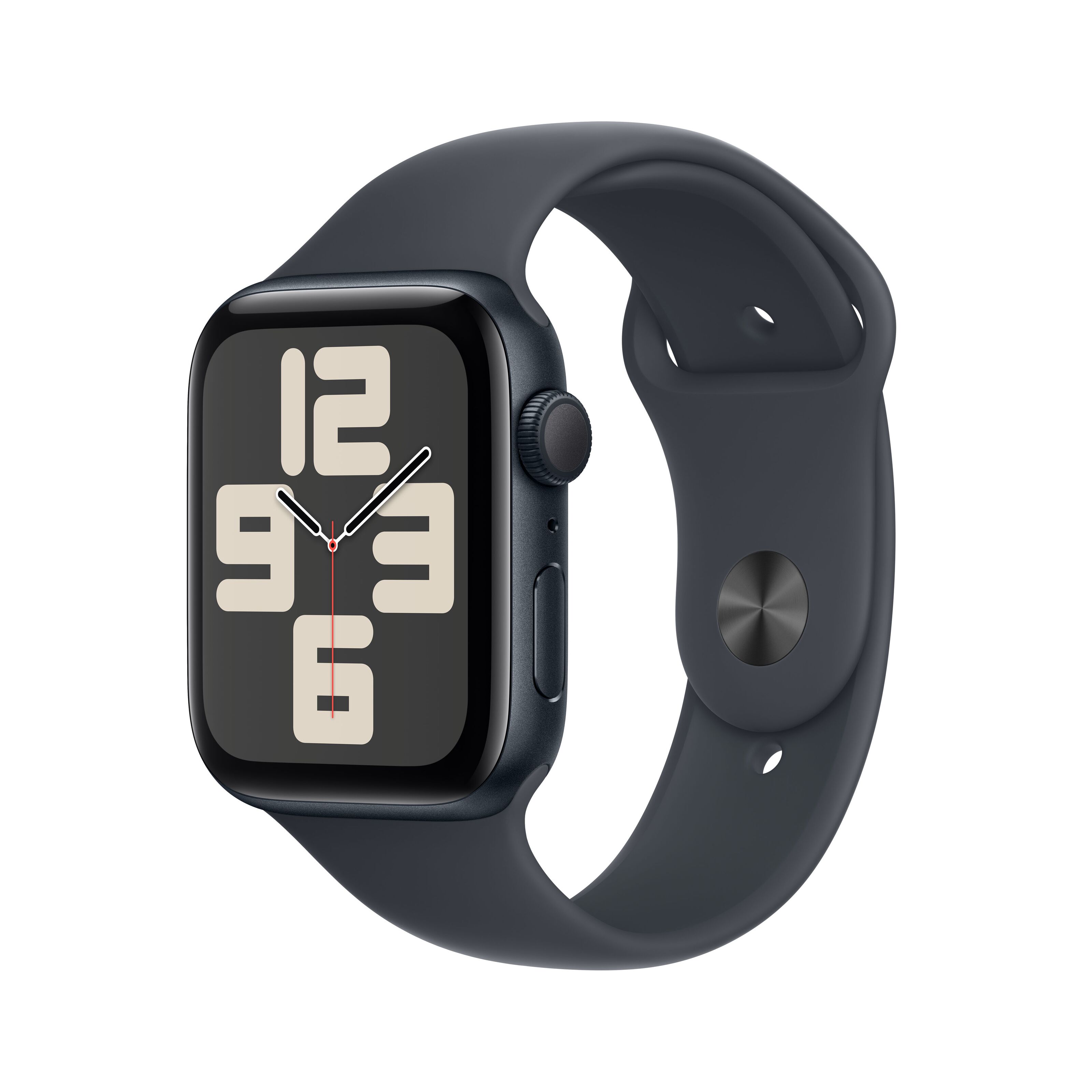 Apple Watch SE GPS 44 mm Midnight Case med Midnight Sport band S/M