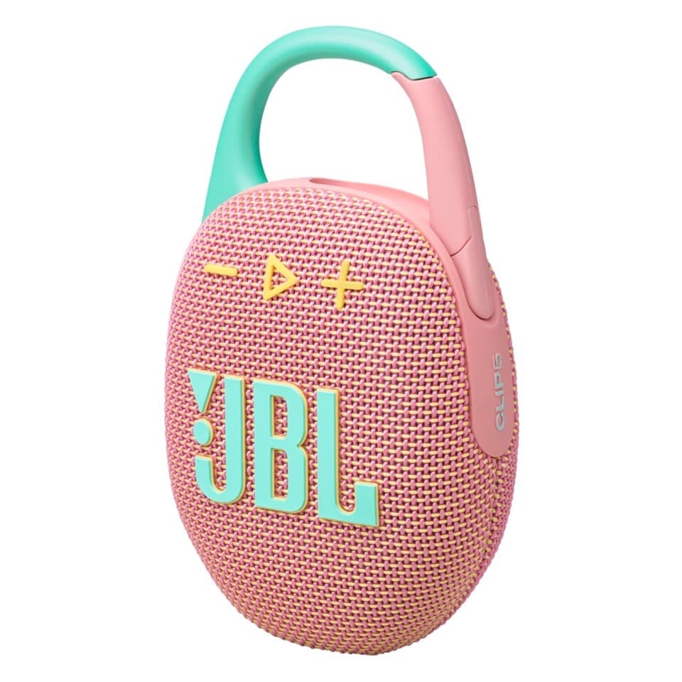 JBL Clip 5 Portabel Bluetooth-høyttaler Rosa
