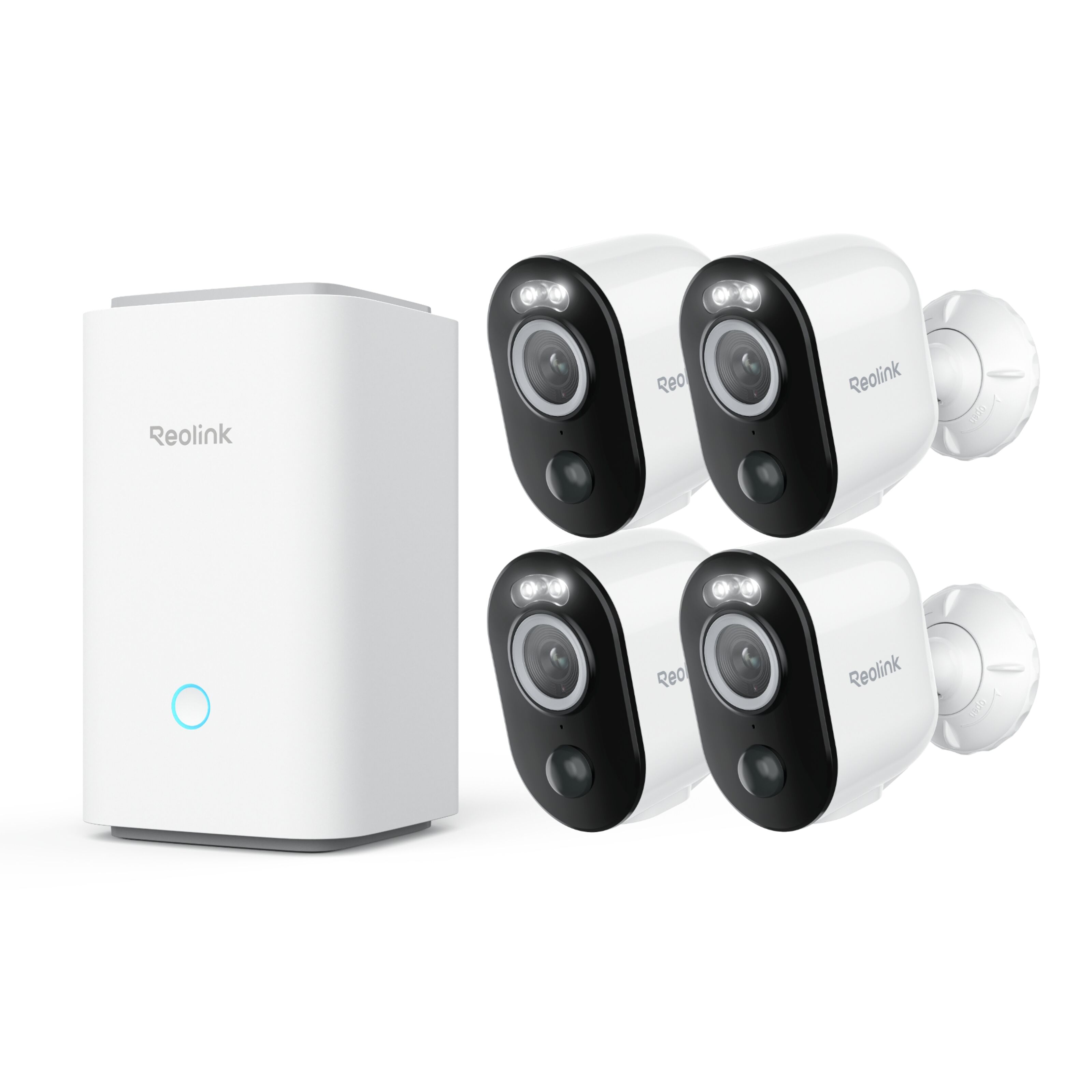 Reolink Home Hub med 4x Argus 3 Ultra 4K-kamera