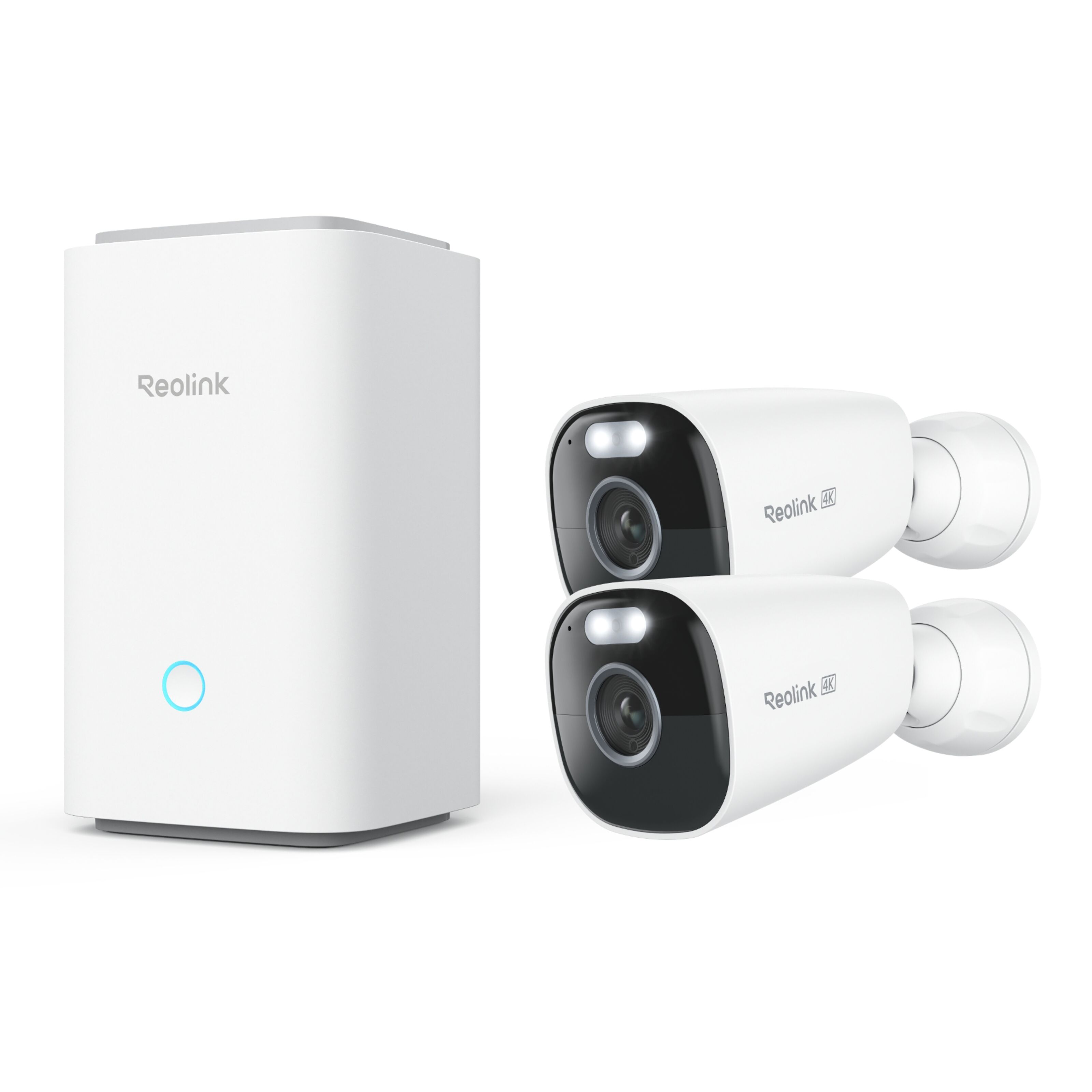 Reolink Home Hub med 2x Argus Eco Ultra 4K-kamera