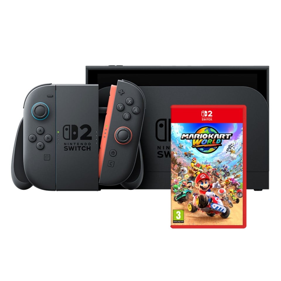 Nintendo Switch 2 Spelkonsol 7,9" med Mario Kart World Bundle