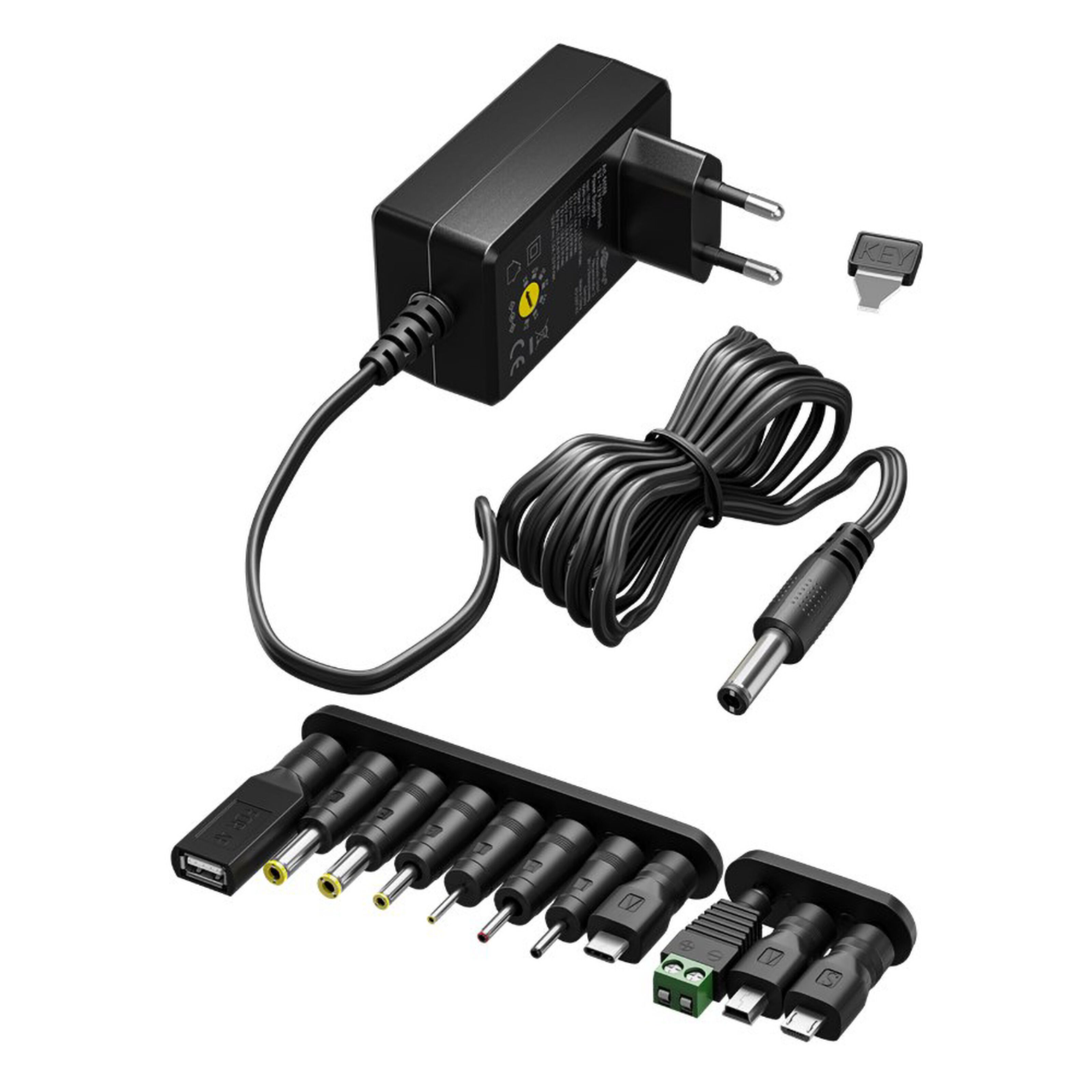 Ställbar nätadapter 3-12 V (DC) 3,6 W