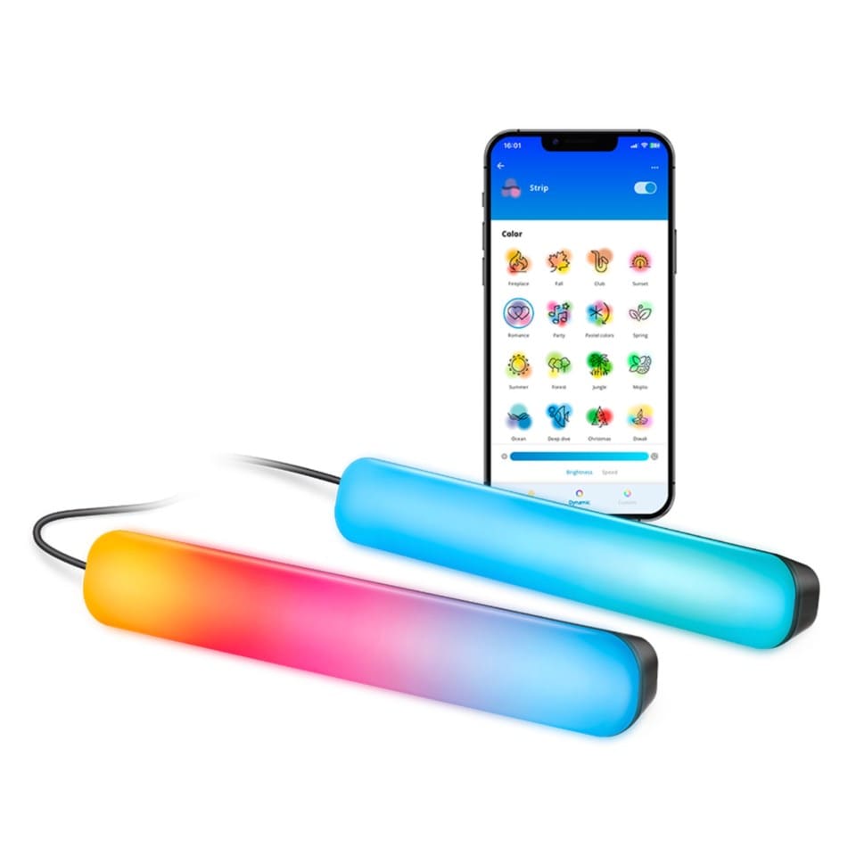 WiZ Gradient Light Bars RGBIC 2-pack