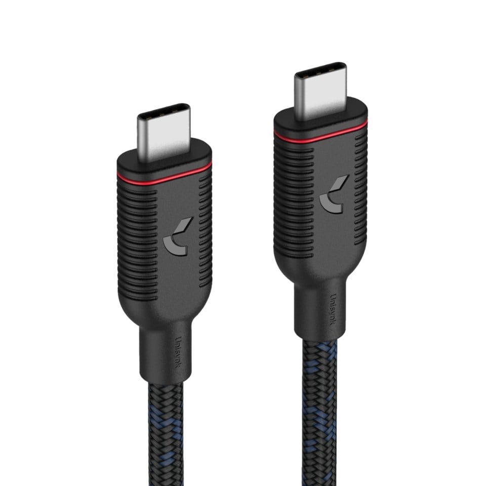 Unisynk USB4-kabel USB‑C till USB‑C 240 W 2m